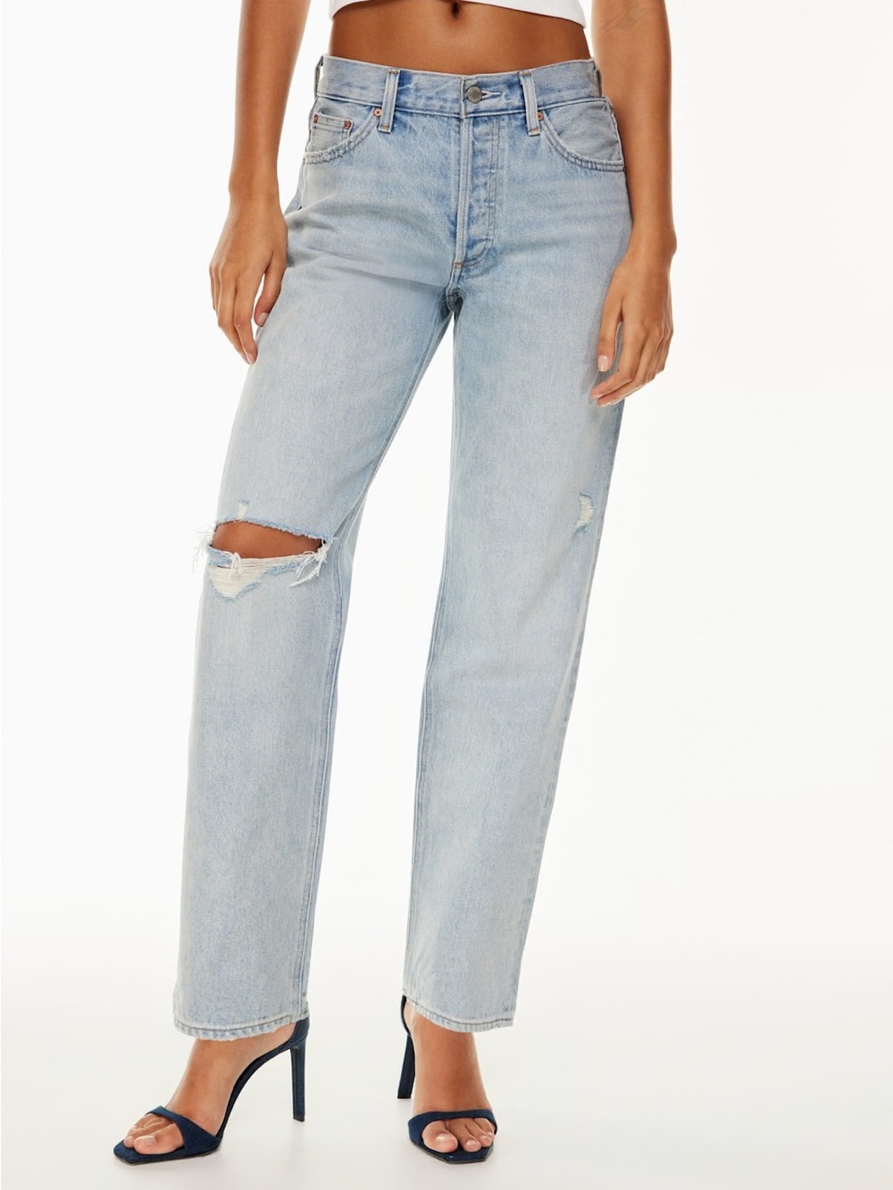 Aritzia DF The ’90s Joni Lo-Rise Loose Jean - 15 Yrs Brl Tr Bl Dstry, Size 28